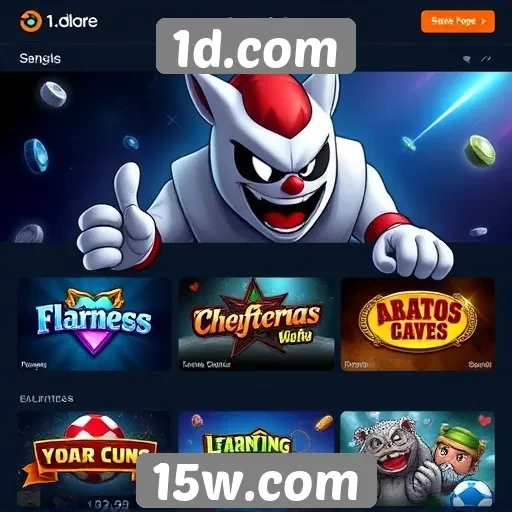 Análise das principais categorias de jogos disponíveis em 1d.com